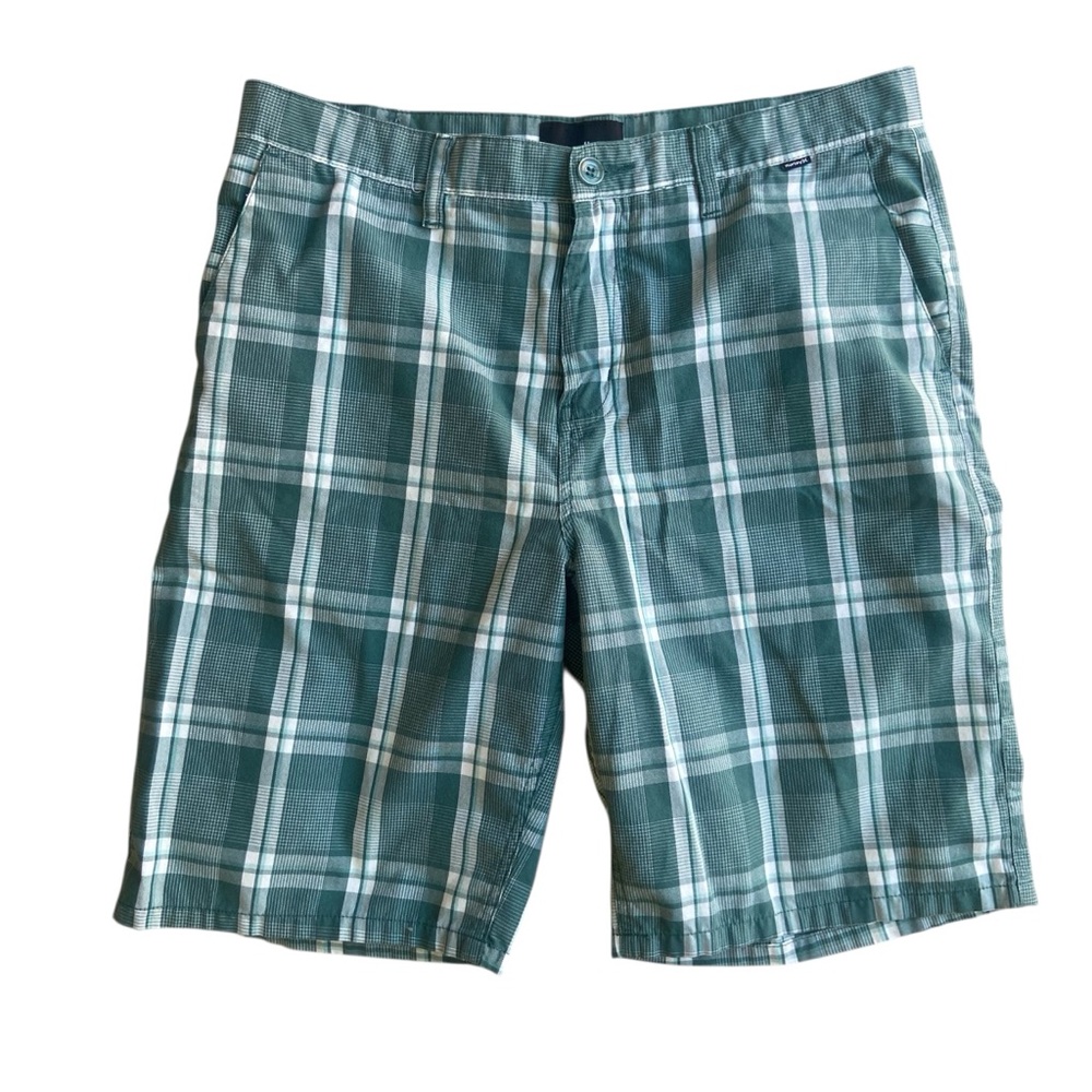 Hurley Plaid Green Men’s Shorts size 34